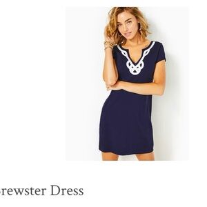 Lilly Pulitzer Navy and White Dress
